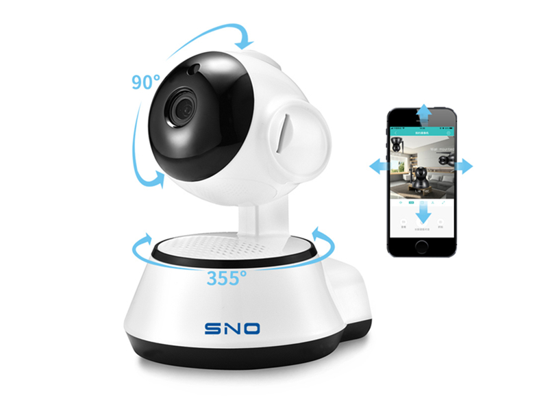 SNO Cheap Wifi Smart Baby Monitor Camera 720P Two Way Audio Security IP Camera Wireless With Motion Detection SNO-PT030-10