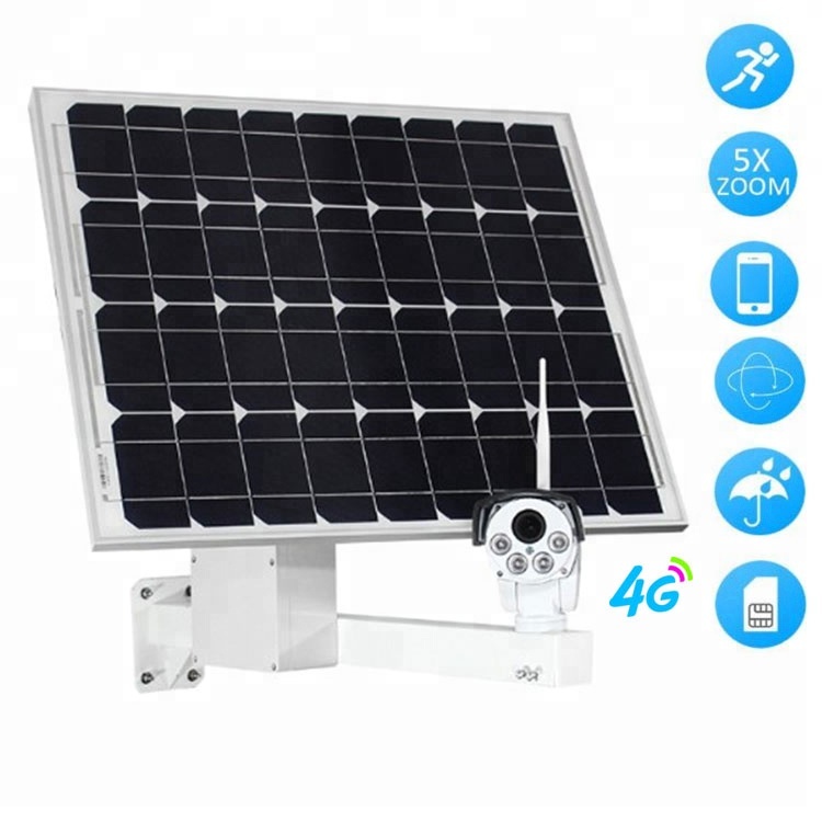 SNO Industrial Solar Battery Powered 1080P Wireless Rainproof 3G 4G LTE Security IP Bullet Kits SNO-Q4D-4G-20+SNO-SP60W30AH 