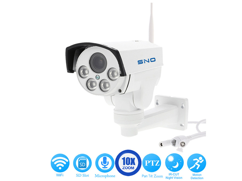 SNO 1080P Starlight PTZ WIFI WirelessOutdoor Bullet 10X Zoom Camera SNO-Q8D-WIFI-20S