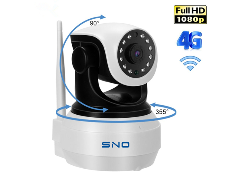 SNO 1080P Full HD PT IP Camera Wifi Wireless 3G 4G 2-Way Audio Home Security Surveillance SNO-B13B-4G-20