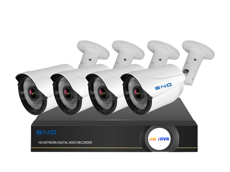 SNO HD 3 megapixel POE NVR kit with 4 bullet camera,CCTV home/office security system SNO-IP106SF