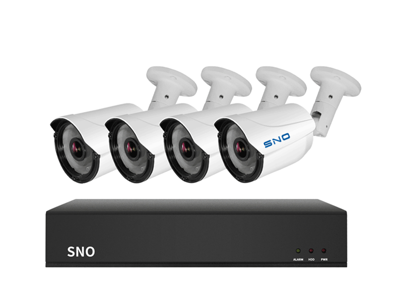 SNO POE 2.0MP IP Bullet Camera kit 4pcs camera and 1pc NVR SNO-IP406PF