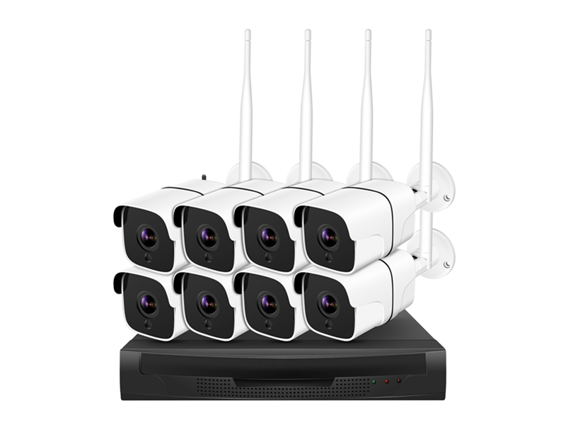SNO 8CH Wireless NVR Kit Wifi CCTV System 8PCS plug and play NVR kit P2P Remote View wifi h.265 NVR SNO-W105PK