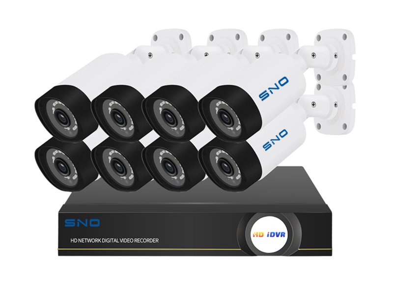 SNO IP HD 1080P H.265+ Camera CCTV NVR Kit PoE 8 ch Kit SNO-IP102PK