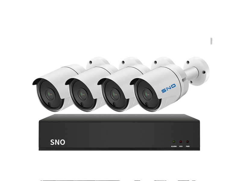 SNO Plug and play 4CH POE NVR Kit H.265 NVR HD 3.0MP Camera IP Surveillance System factory price SNO-IP4022SF 