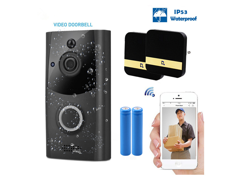 SNO Waterproof Video Call Wifi Doorbell Intercom Alarm for Home Wireless Video Door phone For Apartment Battery Doorphone Camera SNO-M11