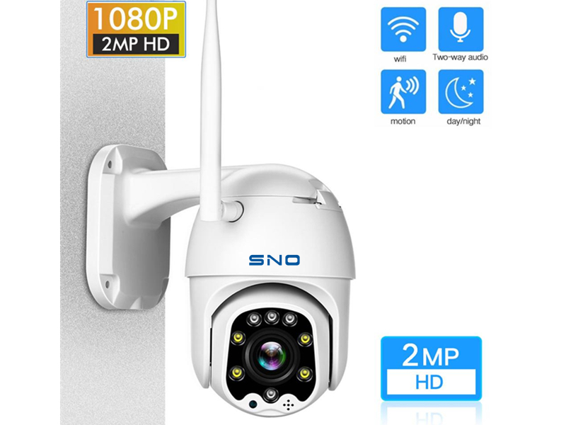 SNO 1080P PTZ IP Camera Wifi Outdoor Speed Dome Wireless Wi-fi Security Camera Pan Tilt Network CCTV Surveillance SNO-PT12W-20  