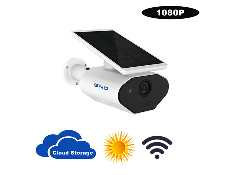 SNO 1080P Outdoor Waterproof Solar Power Wifi Bullet IP Camera with IP65 grade waterproof function SNO-B60-20