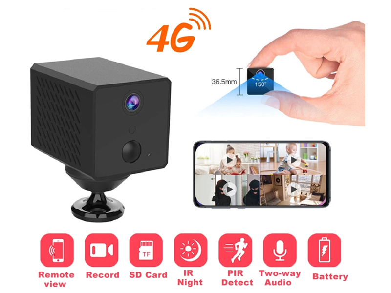 SNO 1080P 4G Battery Mini Camera 4G IP Camera 2600mAh Battery Camera Wifi mini Camera IR Night Surveillance Security Camera