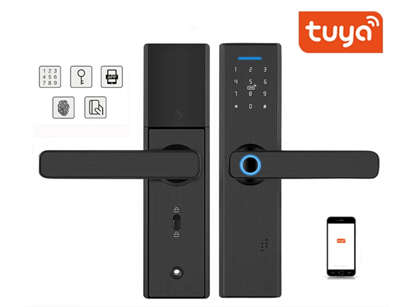 SNO Tuya Smart Door Lock WIFI smart lock Fingerprint door lock ,Password ,IC card Door Lock,APP Remotely Fechadura Digital door lock