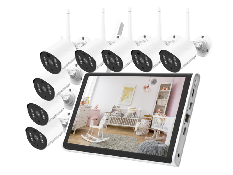 SNO 8CH Nvr Wireless Kit with 10.1