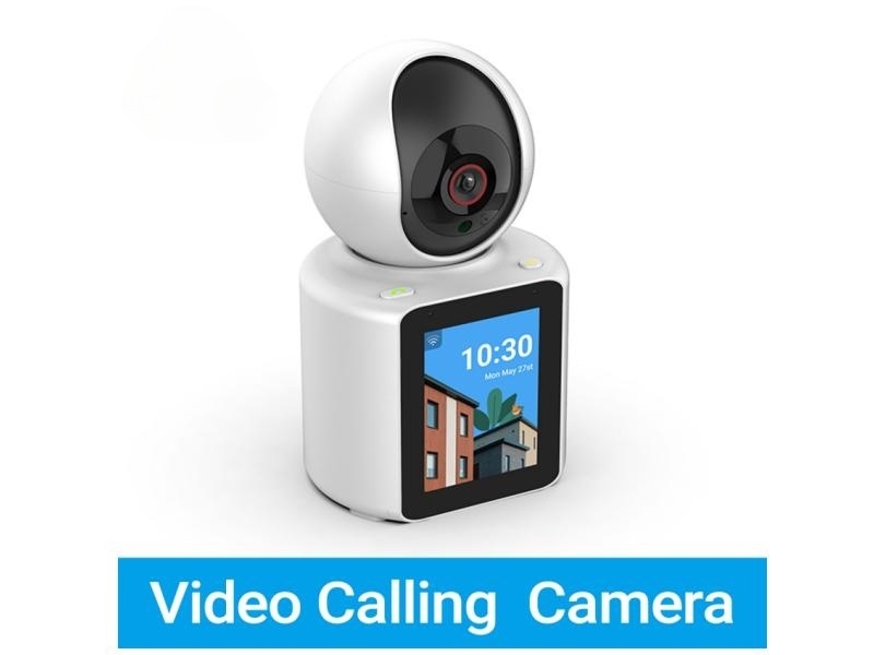 HD 1080P WIFI Camera 2.8In IPS Screen One Click Video Call Camera Night Vision Motion Detection Home Surveillance IP Comcorder