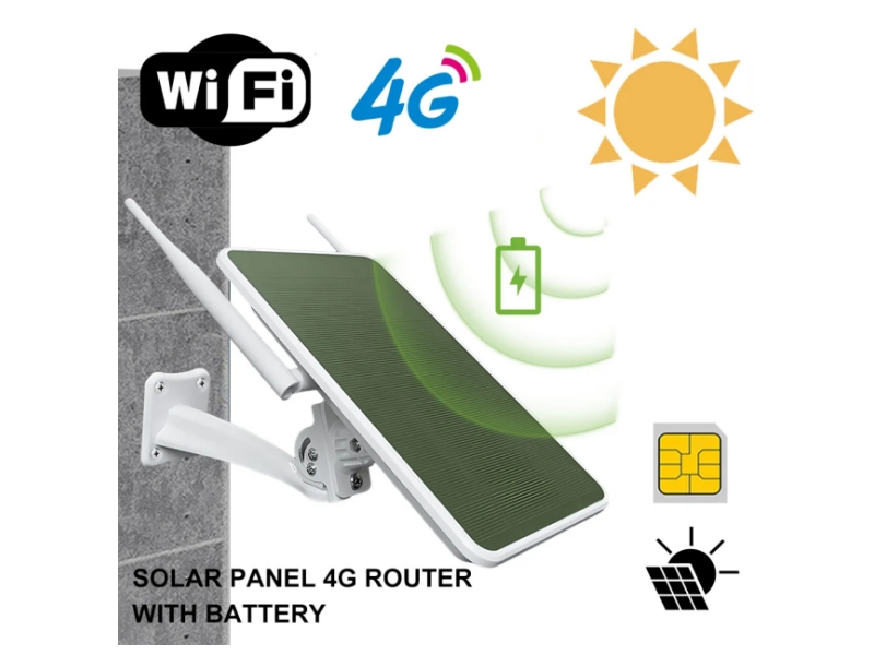 IP66 Waterproof Outdoor Solar Powered 4G SIM Card WIFI Router Ultra Long Standby 7 Days Portable 15W 25000mh for Mobile Device
