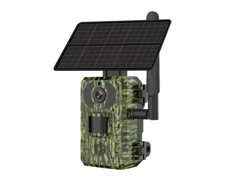 SNOSECURE EU 4G Cellular 4MP 2K Battery Solar PIR Motion Activated Wildlife Hunting Trail Camera IP65 Outdoor Night Vision No Red Exposure