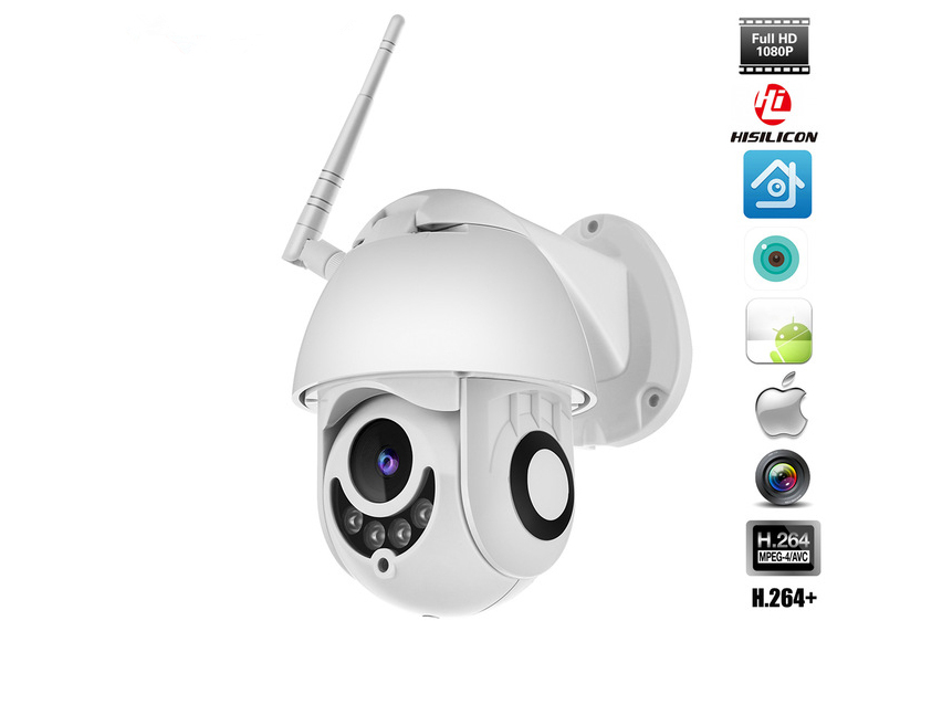 SNO 1080P Wifi IP Camera Outdoor Two Way Audio PT IR 30M Wireless Security Speed Dome Camera P2P SNO-PTZ10W-20